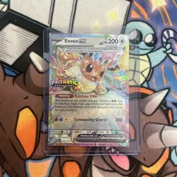 Eevee Ex 075/131 Prismatic Evolutions Stamped Promo Sealed Pokemon TCG - Image 1