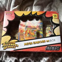 Pokemon TCG Mega Emboar ex Box - Mega Evolution Ascended Heroes Promo (2016) - Image 1