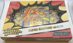 Pokemon TCG Mega Evolution Ascended Heroes Mega Emboar ex Box Sealed New - Image 1