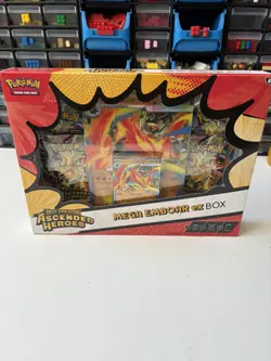 Pokemon TCG Mega Evolution—Ascended Heroes Mega Emboar ex Box - Image 1