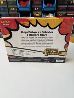 Pokemon TCG Mega Evolution—Ascended Heroes Mega Emboar ex Box - Image 2