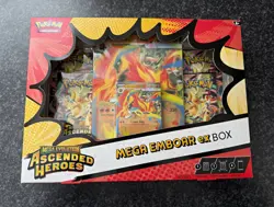 Pokemon TCG Mega Evolution—Ascended Heroes Mega Emboar-EX Box 2014 - Image 1