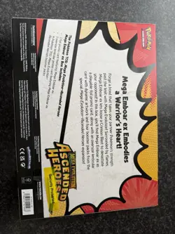 Pokemon TCG Mega Evolution—Ascended Heroes Mega Emboar-EX Box 2014 - Image 3