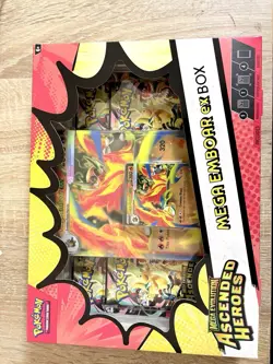 Pokemon TCG: Mega Evolution-Ascended Heroes Mega Emboar ex Box - Factory Sealed - Image 1