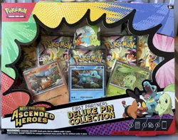 Pokemon TCG Mega Evolution Ascended Heroes Mega Emboar ex Box x6 & Deluxe Pin x5 - Image 3