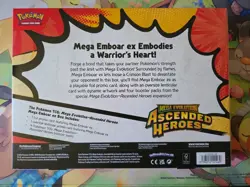 Pokemon TCG Mega Evolution-Ascended Heroes Mega Emboar ex Box Booster Promo - Image 2