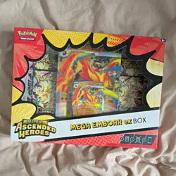 Pokemon TCG Mega Evolution—Ascended Heroes Mega Emboar ex Promo Box 2025 - Image 1