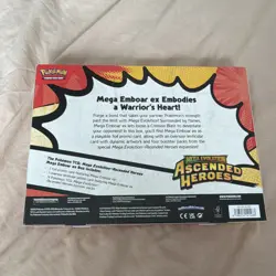 Pokemon TCG Mega Evolution—Ascended Heroes Mega Emboar ex Promo Box 2025 - Image 2