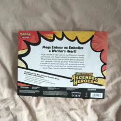 Pokemon TCG Mega Emboar ex Box Mega Evolution-Ascended Heroes Promo Oversized - Image 2