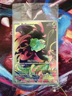 Nintendo Pokemon TCG Bulbasaur 133/132 Mega Evolution Sealed Stamped Promo Card - Image 1