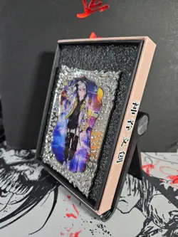 Tengen Uzui Diamond Card Demon Slayer Heavy Thick Metal Silver Gold Accent - Image 3
