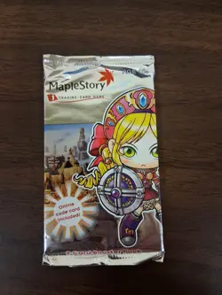 2007 MapleStory Trading Card Game - 9 Cards Booster Pack SEALED - Image 1
