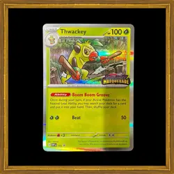 Thwackey 115 Sv: Scarlet & Violet Promo Cards Holo Twilight Masquerade STAMPED - Image 1