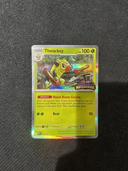 Thwackey 115 Sv: Scarlet & Violet Promo Cards Holo Twilight Masquerade STAMPED - Image 2