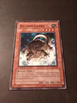 Yu-Gi-Oh! Balloon Lizard 1st Edition Common Card IOC-072 LP - Image 1