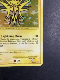 Zapdos 150/147 Secret Rare Holo Supreme Victors Pokemon Card MP/HP - Image 4