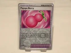 Pokemon TCG Payapa Berry 141/142 –SV07 Stellar Crown Uncommon Reverse Holo Card - Image 1
