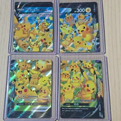 Nintendo Pokemon TCG | Pikachu V-UNION 4-Card Set Holo EN 2021 SWSH139-142 - Image 1