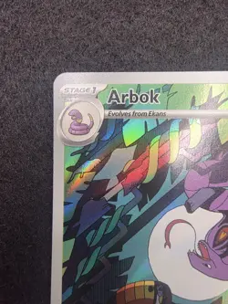 Pokemon TCG Arbok 176/162 SV05 Temporal Forces Illustration Rare Full Art Holo - Image 3