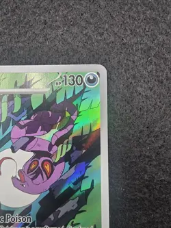 Pokemon TCG Arbok 176/162 SV05 Temporal Forces Illustration Rare Full Art Holo - Image 4