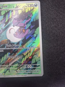 Pokemon TCG Arbok 176/162 SV05 Temporal Forces Illustration Rare Full Art Holo - Image 5