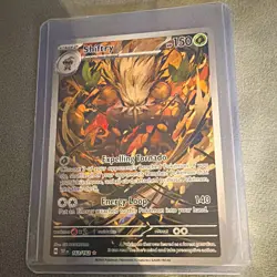 Pokemon TCG Shiftry 163/162 Sv05 Temporal Forces Illustration Rare Full Art Holo - Image 1