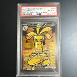 Pokemon Gholdengo ex 252/182 SV04 Paradox Rift Special Illustration Rare PSA 10 - Image 1