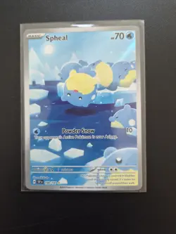 Spheal 199/191 Sv08: Surging Sparks Holo Pokemon TCG Card Illustration Rare - NM - Image 1