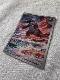 Pokemon TCG Groudon Paradox Rift 199/182 Holo Illustration Rare LP/near Mint - Image 2