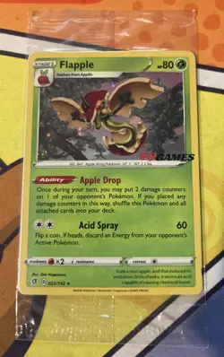 Flapple 022/192 EB Games Stamped Promo Sealed Pokemon TCG *UK SELLER* - Image 1
