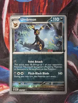 Pokemon TCG Umbreon EB GAMES Promo (130/197 Obsidian Flames) Unsealed - Image 1