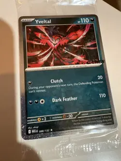 Yveltal 088/132 (EB Games Stamp) Mega Evolution Cosmos Holo English Promo SEALED - Image 1