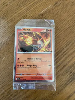 Pokemon TCG Ho-Oh EB Games Stamped Promo 010/086 (SEALED) - Image 1