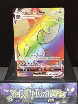 Pokemon Card Salamence VMAX 194/189 Darkness Ablaze Secret Rare Near Mint - Image 1