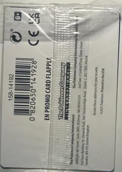 Flapple Pokemon Card 022/192 Holo Rare EB Games Stamped Promo Sealed - Image 2