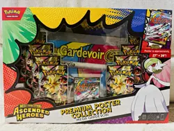 Pokemon TCG Ascended Heroes Premium Poster Collection Mega Gardevoir Promo - Image 1