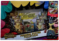 Pokemon TCG Mega Evolution Ascended Heroes Mega Lucario ex Poster Collection - Image 1