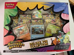 Mega Evolution Pokemon TCG Ascended Heroes First Partners Deluxe Pin Box - Image 1
