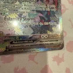 Roaring Moon EX Sir 251/182 Paradox Rift Holo Pokemon TCG Card NM - Image 4