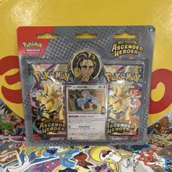 Pokemon TCG Mega Evolution Ascended Heroes Pack 2 Boosters Promo Larry Komala - Image 1