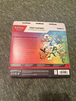 Pokemon TCG First Partner Illustration Collection Series 2 2 Packs 3 Cards Promo - Image 2