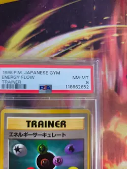Pokemon Card Energy Flow Leaders Stadium Japanese Gym heroes 1998 PSA 8 - Image 4