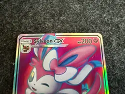 Sylveon GX (Full Art) 140/145 Sm-Guardians Rising Holo Pokemon TCG - Image 3