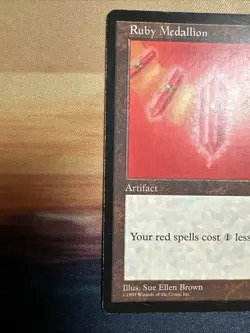 Ruby Medallion - Tempest 305 - Lightly Played - Magic The Gathering TCG - Image 3
