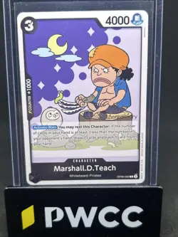 MARSHALL D. TEACH OP09-092 2ND ANNIVERSARY STAMP, 2024 ONE PIECE CARD GAME, OP09 - Image 1