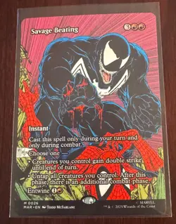 Savage Beating (Borderless) Marvel Universe Eternal-Legal Regular - Image 1