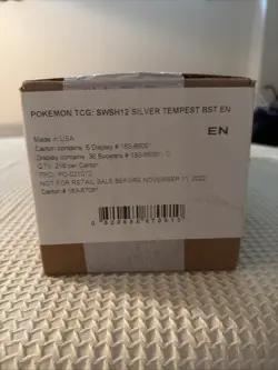 Silver Tempest Pokemon Booster Box Case - Sword and Shield - Factory Sealed - Image 5