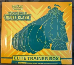 Pokemon Sun And Moon Rebel Clash Elite Trainer Box Factory Sealed ETB - Image 1