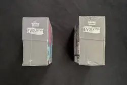 Pokemon TCG Sword & Shield Evolving Skies Elite Trainer Box Set of 2 ETBs Sealed - Image 5