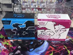 Black Bolt and White Flare POKEMON CENTER ETB Elite Trainer Box SEALED SET - Image 2